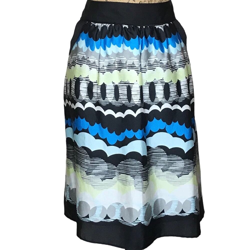 Apostrophe Size 16 Vintage NWT Print Skirt-Sears Deadstock-Modest